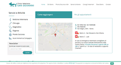Desktop Screenshot of clinicaveterinariasangiovanni.com