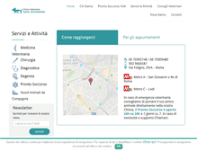 Tablet Screenshot of clinicaveterinariasangiovanni.com